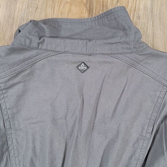 🔸️Prana Gray Mayve Zippered Front Utility Jacket Medium - Picture 6 of 13